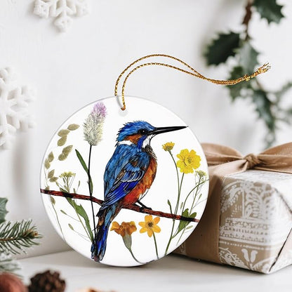 Kingfisher Bird Christmas Ornaments: Christmas Tree Ornaments, Holiday Decor for Bird Lovers, Stocking Stuffers, Gift Ideas, Xmas Gifts & Gifts for Women