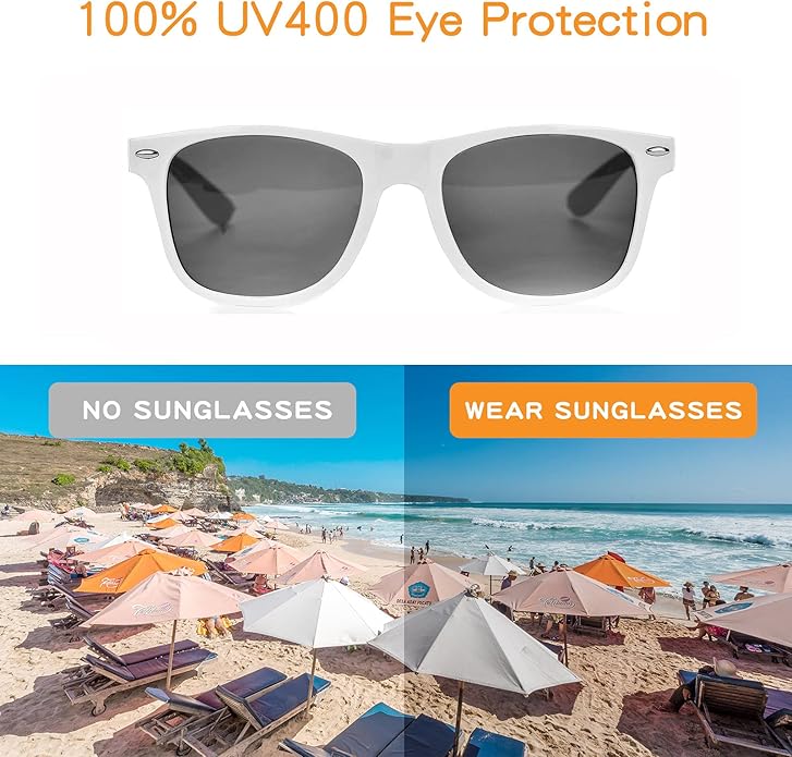 YQVIE 20 Pack Wholesale Sunglasses for Men Women in Bulk 70s Retro Cheap Glasses for Party Supplies