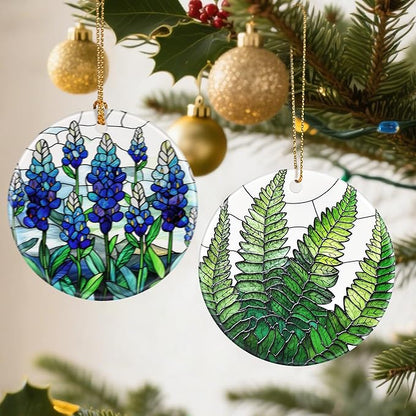 Fern Plant Christmas Ornaments: Christmas Tree Decorations, Holiday Decor for Plant Lovers, Stocking Stuffers, Gift Ideas, Xmas Gift & Plant Lover Gifts, Plant Mom Gifts