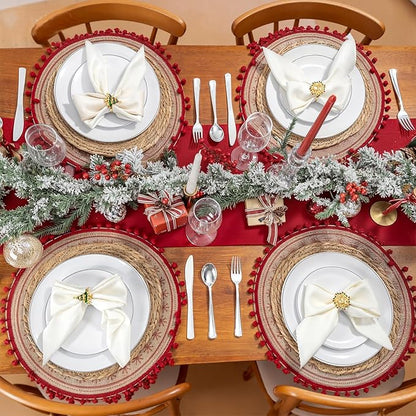 KIRE 100PCS Silver Plastic Plates - Heavy Duty White Disposable Plates with Silver Rim for Party/Wedding - Include 50Pcs 10.25inch Dinner Plates and 50Pcs 7.5inch Dessert Plates for Christmas