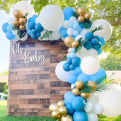 PartyWoo Light Blue Balloons 50pcs 5 Inch Small Mini Baby Pastel Sky Aqua Blue Balloons for Graduation Baby Shower Gender Reveal Weddings Anniversary Birthday Bachelorette Party Decorations Blue-Y4