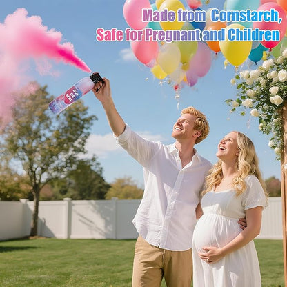 1 Pack Pink Gender Reveal Powder for Baby Girl, Color Powder or Dust for Gender Announcement Idea, Baby Shower Decoration, Supply, Party