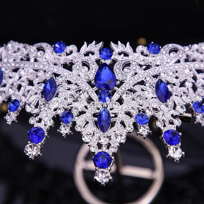 Tiaras and Crowns for Women Crystal Princess Tiaras Rhinestone Queen Crowns For Wedding Bridal Birthday Prom Pageant Party (Tiara 100)