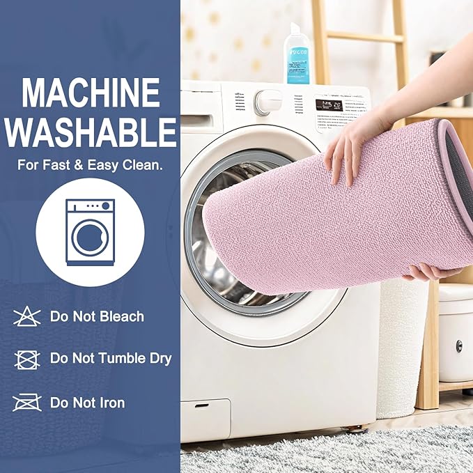 OLANLY Thick Memory Foam Bath Mat Rug 44x24, Extra Soft Absorbent Bathroom Rug, Quick Dry Bath Mats, Non-Slip, Machine Washable Carpet for Bathroom, Tub and Shower, Home Decor Accessories, Dusty Rose