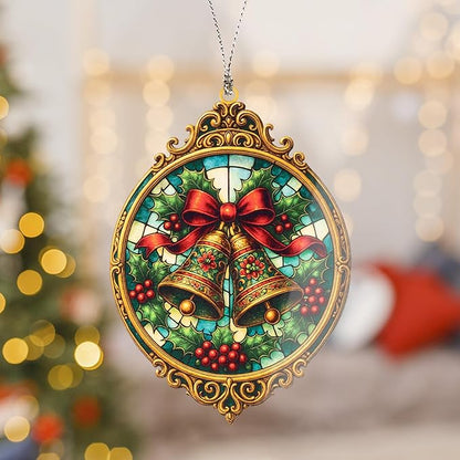 Funny Christmas old world christmas ornaments 2025 - christmas tree ornaments - vintage christmas ornaments - christmas ornaments - bell ornaments - Christmas Decoration