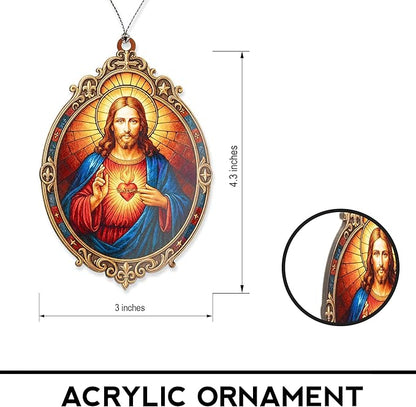 Nativity Ornaments-Cross Ornament-Christian Gifts for Men|Women-Regilious Gifts-Nativity Scene- Christian Christmas Ornaments-Easter Decor-Christmas Decor-Xmas Tree Decoration