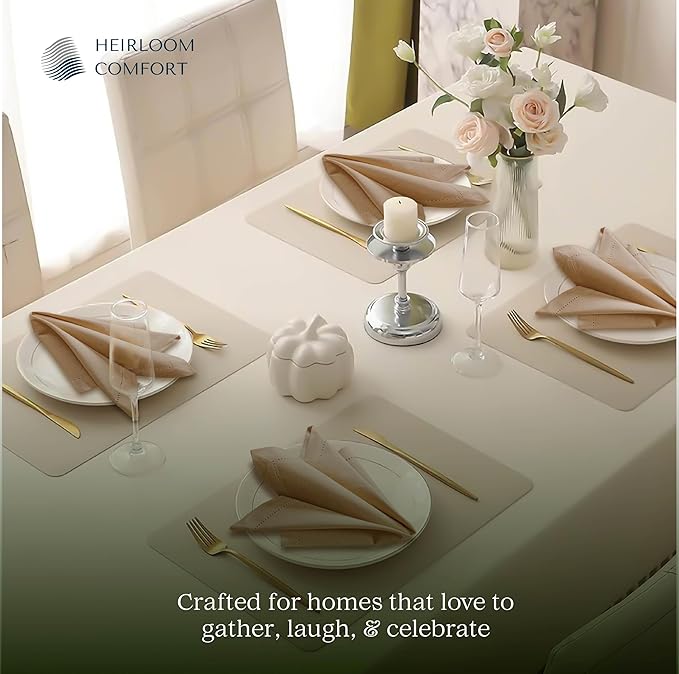 Multi Color Cloth Napkins 18x18 Inch - Set of 12-100% Cotton, Washable - Perfect Hotel Quality Napkin for Table, Dinner, Weddings, Everyday Dining - Lemon Yellow, Beige, Mint Green
