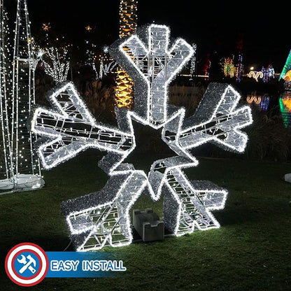 Russell Decor LED Rope Lights Festival Holiday Party Seasonal Christmas Decoration 30ft - 200ft Customized Available (Cool White, 20)