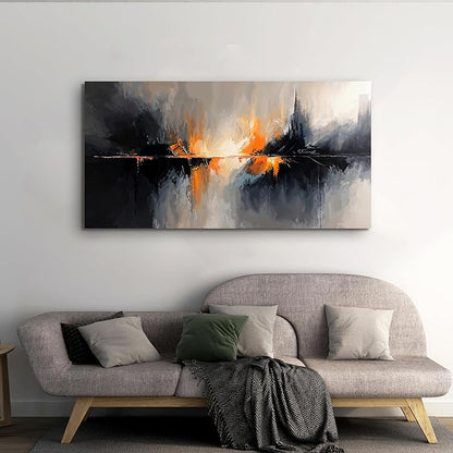 Canvas Wall Art Decor Wall Art Pictures for Living Room Black and White Wall Art Prints Abstract Canvas Art Wall Decor Modern Abstract Wall Art Artwork for Walls Bedroom Office Decor 20" X 40"