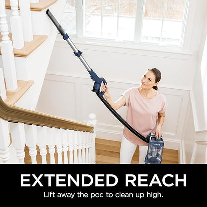 Shark Navigator Lift-Away ADV Upright Vacuum with HEPA Filter, Powerful Pet Hair Pickup, Advanced Swivel Steering, Lightweight Versatility, For Carpets & Hard Floors, Blue Jean, LA301