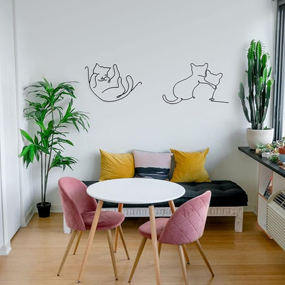 Matani Dog Wall Decor | Dog Wall Art | Metal Wall Art | Metal Wall Decor | Minimalist Room & Living Room Wall Décor