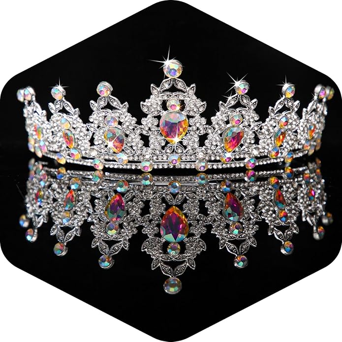 Kamirola - Queen Crown and Tiaras Princess Crown for Women and Girls Crystal Headbands for Bridal, Princess for Wedding and Party（01）