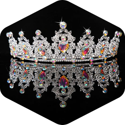 Kamirola - Queen Crown and Tiaras Princess Crown for Women and Girls Crystal Headbands for Bridal, Princess for Wedding and Party（01）