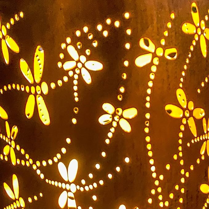 Christmas Gifts for Women, 4 Pack Dragonfly Birthday Gifts for Women Mom Grandma Solar Lanterns Outdoor Waterproof Garden Decor Hanging LED Decorative Light for Patio Yard Lawn Gardening Gifts