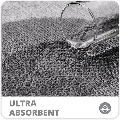 Bath Mat,Ultra Thin Bathroom Runner Rugs,Large Bath Mats for Bathroom,Quick Dry,Non-Slip,Machine Washable,Low Pile,Bath Rug,Shower Outside,Sink,Home Decor Accessories.Grey,1'9"x3'11"（21x47inch）