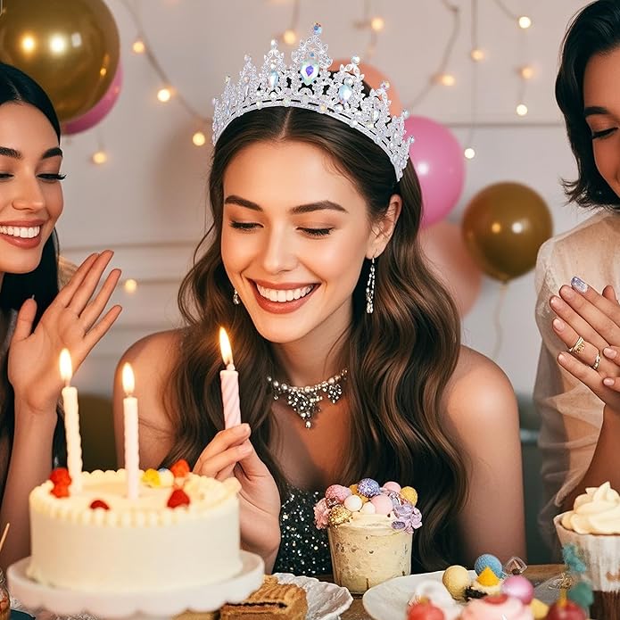 Kamirola - Queen Crown and Tiaras Princess Crown for Women and Girls Crystal Headbands for Bridal, Princess for Wedding and Party（01）