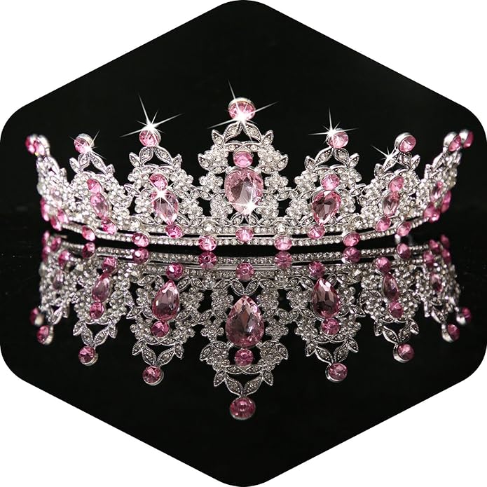 Kamirola - Queen Crown and Tiaras Princess Crown for Women and Girls Crystal Headbands for Bridal, Princess for Wedding and Party（01）