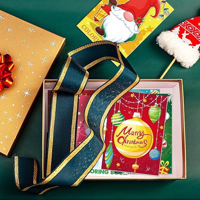Omgouue 32Pcs Christmas Coloring Books for Kids - Xmas Party Favors Stockings Gifts Goodie Bags Stuffers Holiday Supplies