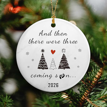 2026 Pregnancy Announcement Gift,2026 Baby Gender Reveal Ornament,Expecting Baby Coming Soon Announcement Ideas for Family,Husband, Expecting Parents to Be Unique Gifts