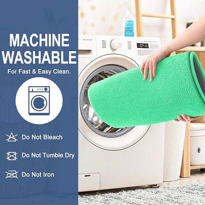 OLANLY Thick Memory Foam Bath Mat Rug 24x16, Extra Soft Absorbent Bathroom Rug, Quick Dry Bath Mats, Non-Slip, Machine Washable Carpet for Bathroom, Tub and Shower, Home Decor Accessories, Mint Green