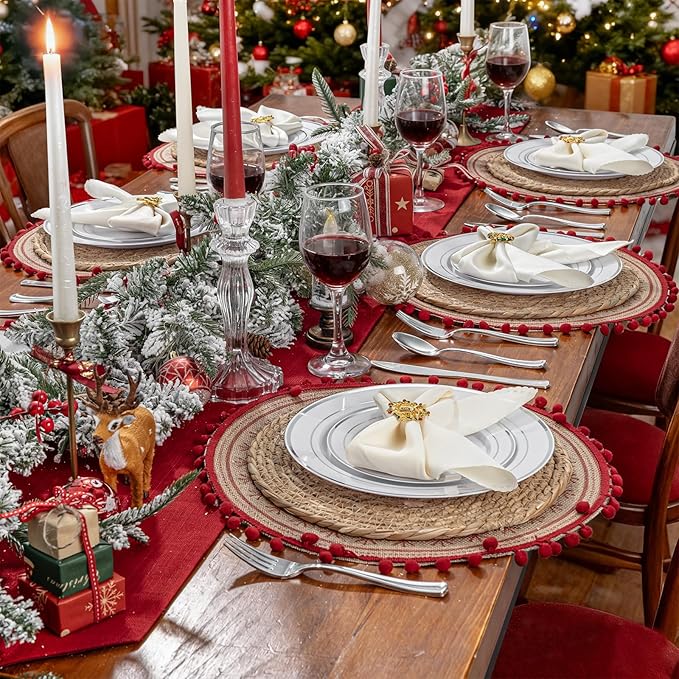 WDF 160 Pieces Silver Plastic Silverware - Silver Disposable Silverware - Plastic Silverware Heavy Duty - 80 Forks 40 Knives 40 Spoons - Disposable Cutlery Perfect for Christmas Wedding/Party