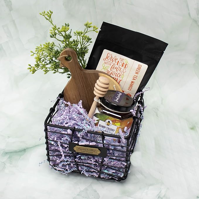 MagicWater Crinkle Cut Paper for Gift Baskets - 2LB - Diamond Lavender - Perfect for Shredded Paper Filler, Basket Filler, Gift Boxes, Bridesmaid Gifts, Christmas Stuffers & More – For All Occasions
