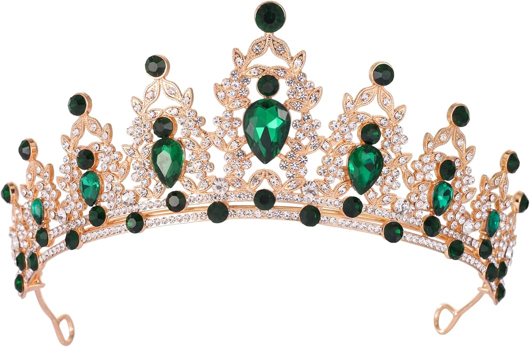 Crystal Tiaras and Crowns for Women - Wedding and Birthday Party Princess Crown Hair Accessories For Wedding, Prom, Pageant Celebration Party A3