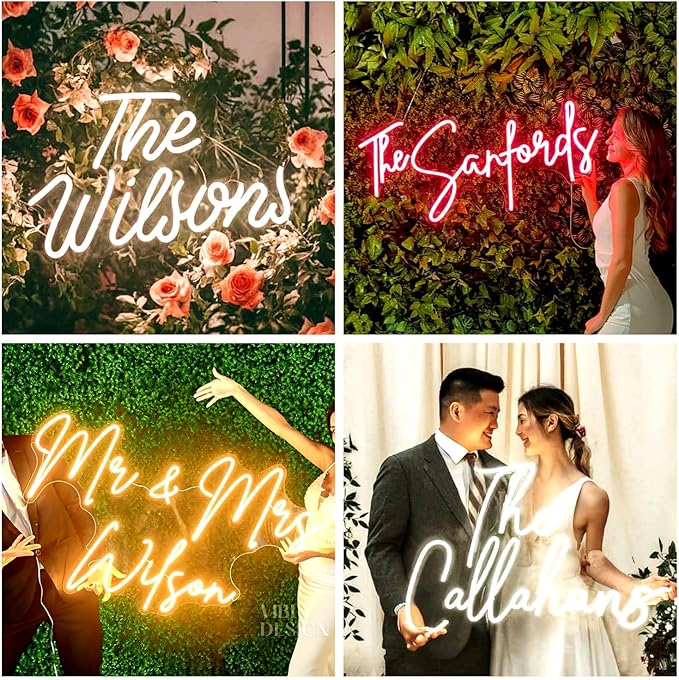 Custom Neon Signs Wedding Decor,Personalized Name Sign Customizable,Custom Led Sign Wall Decor Business Bar Salon Beauty Shop Led Lights Birthday Party Gifts Kids