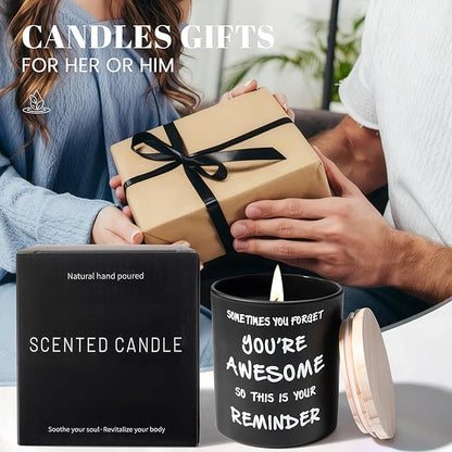 Wild Bluebell Scented Soy Candles Non Toxic - Fall Decor Aromatherapy Candle | Luxury Fragrance Oil | 50-Hour Burn Time | Eco Lead-Free Wick | for Home Birthday Christmas Gifts for Women Mom