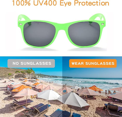 YQVIE 20 Pack Wholesale Sunglasses for Men Women in Bulk 70s Retro Cheap Glasses for Party Supplies