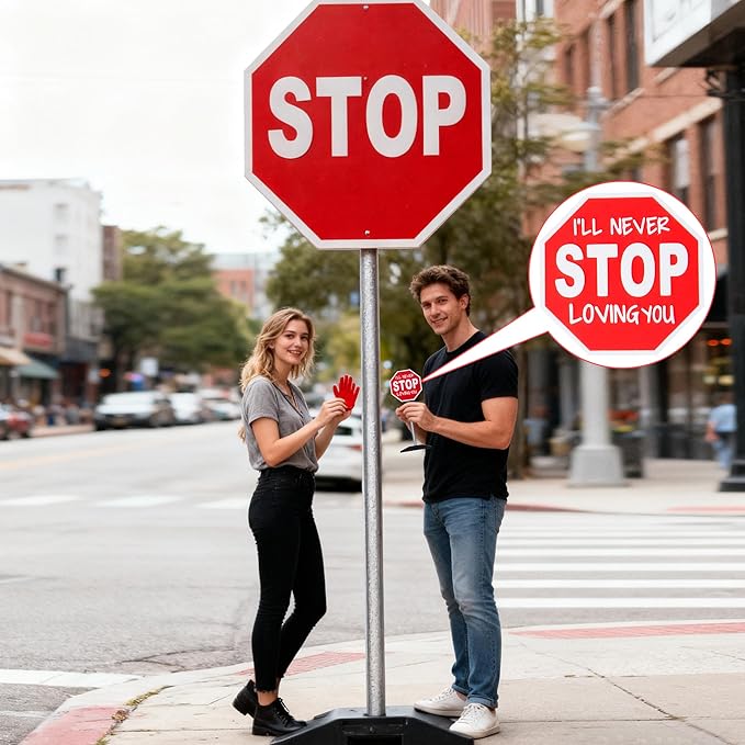 I'll Never STOP Loving You Sign - Anniversary Present Valentine's Decoration Mini Funny Desk Decor I Love You Sign Desk Plaque Valentines Gift Christmas Gift for Women Men Boyfriend Girlfriend