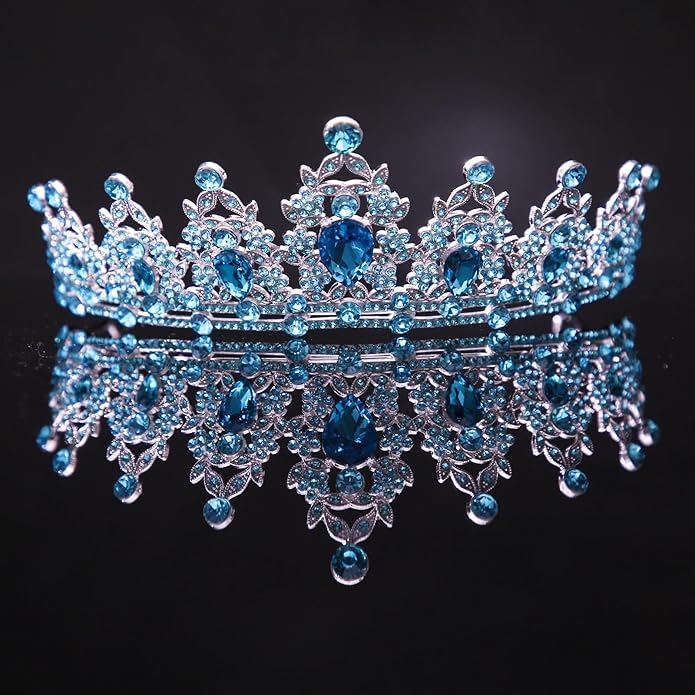 Kamirola - Queen Crown and Tiaras Princess Crown for Women and Girls Crystal Headbands for Bridal, Princess for Wedding and Party（01）