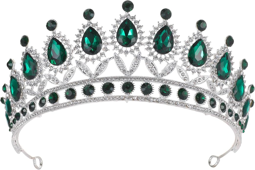 Kamirola Tiaras Princess Crown for Women and Girls Crystal Headbands for Bridal, Princess for Wedding and Party(TR21)