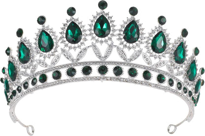 Kamirola Tiaras Princess Crown for Women and Girls Crystal Headbands for Bridal, Princess for Wedding and Party(TR21)