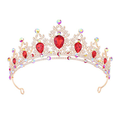 Princess Tiara and Crown for Women Wedding Tiaras for Bridal girls Tiaras and Crystal Crowns Rhinestone Headband Metal Hair Accessories for Costume Birthday Party Prom