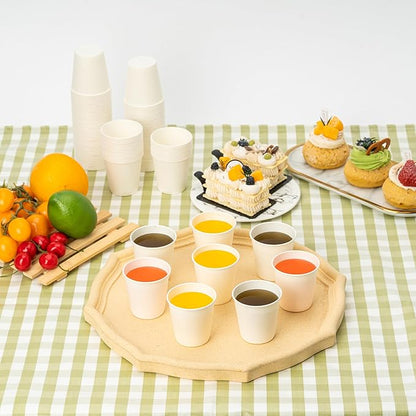 RACETOP [3000 count] 3 oz Bathroom Paper Cups, Small Paper Cups, Mouthwash Cups, Ideal for Bathroom Cup, Snacks Cups