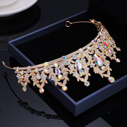 Kamirola - Queen Crown and Tiaras Princess Crown for Women and Girls Crystal Headbands for Bridal, Princess for Wedding and Party（01）