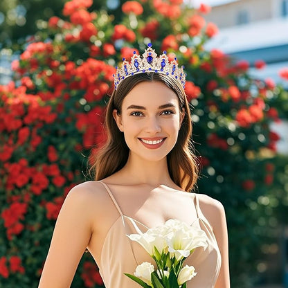 Kamirola - Queen Crown and Tiaras Princess Crown for Women and Girls Crystal Headbands for Bridal, Princess for Wedding and Party（01）