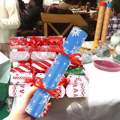 CCINEE 12 Packs Christmas No-snap Party Table Favors, Party Poppers with Prizes for Kids Xmas Gifts for Holiday School Prize