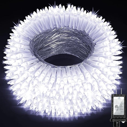 1500 LED Christmas Lights Outdoor Use, 492ft 8 Lighting Modes Fairy Lights for Outside, Christmas Tree Lights Outdoor IP44 Waterproof for Xmas Patio Yard Fence Deck Balcony Garden Decor Cool White