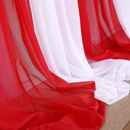 Red White Striped Table Skirt Tulle Circus Table Skirts for Rectangle Table 6ft for Birthday Carnival Circus Party Decorations