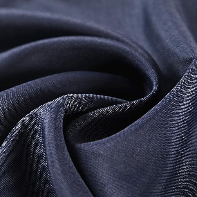 Cloth Napkins 17x17 inch Washable Polyester Dinner Napkins Soft Table Napkins for Wedding Party Dining Banquet(Navy,100PCS)