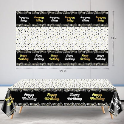 The Office Birthday Decorations with It is Your Banner, Cake Topper, Tablecloth, 52Pcs Office Merch, 12Inches Grey Brown Black Balloons Packs for Colleagues Boss Birthday Party Decorations (52)