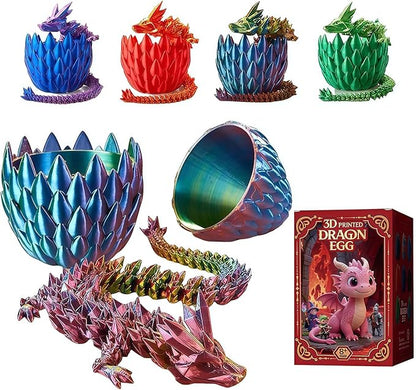 15inch 3D Printed Dragon Eggs Fidget Toys,Mystery Crystal Dragon Egg for Easter Basket Stuffers, Easter Toys & Decor – Unique Easter Basket Essentials for Kids & Collectors