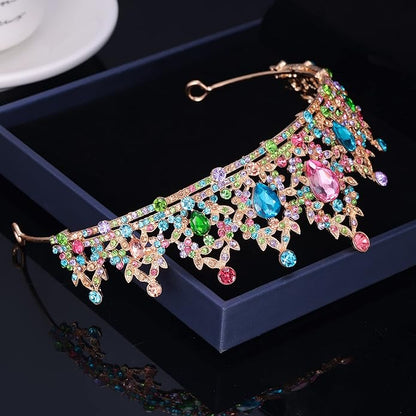 Kamirola - Queen Crown and Tiaras Princess Crown for Women and Girls Crystal Headbands for Bridal, Princess for Wedding and Party（01）