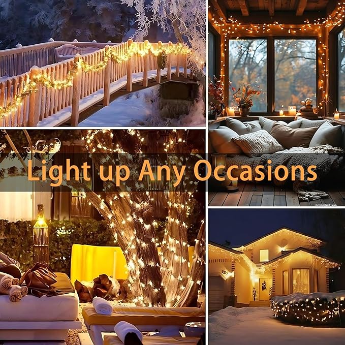 12Pack Fairy Lights Battery Operated, 7ft 20 LED 3 Modes Speed Twinkle Mini String Lights Waterproof Copper Wire Firefly Starry Lights for Mason Jars Wedding Party Christmas Decorations