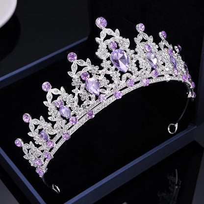 Kamirola - Queen Crown and Tiaras Princess Crown for Women and Girls Crystal Headbands for Bridal, Princess for Wedding and Party（01）