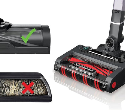 Shark Stratos Cordless Vacuum with Clean Sense IQ and Odor Neutralizer, MultiFlex Wand, Includes Crevice Tool & Anti-Allergen Brush, Up To 60 Minute Runtime, Ash Purple, IZ862H