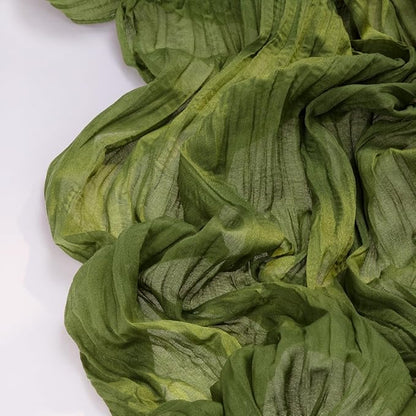 Olive Green Cheesecloth Table Runner 4 Pack Christmas Table Runners Boho Gauze 120 Inches Green Cheese Cloth Table Decora for Xmas Holiday Season Parties Wedding Bridal Baby Shower Tea Party