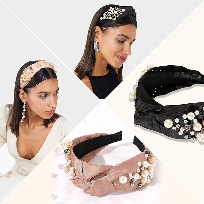 Ivyu Headbands for Women Head Bands - 6 Diademas Para Mujer De Moda Padded Hair Accessories Hairbands for Girls No Slip Fashion Cute Headband Gift for Women